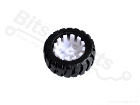 Wheel smart car rubber 43x19x3mm